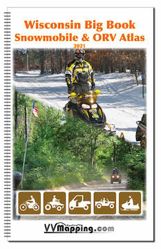 Wisconsin Big Book - Snowmobile and ORV Atlas (image for) Wisconsin Big Book - Snowmobile and ORV Atlas
